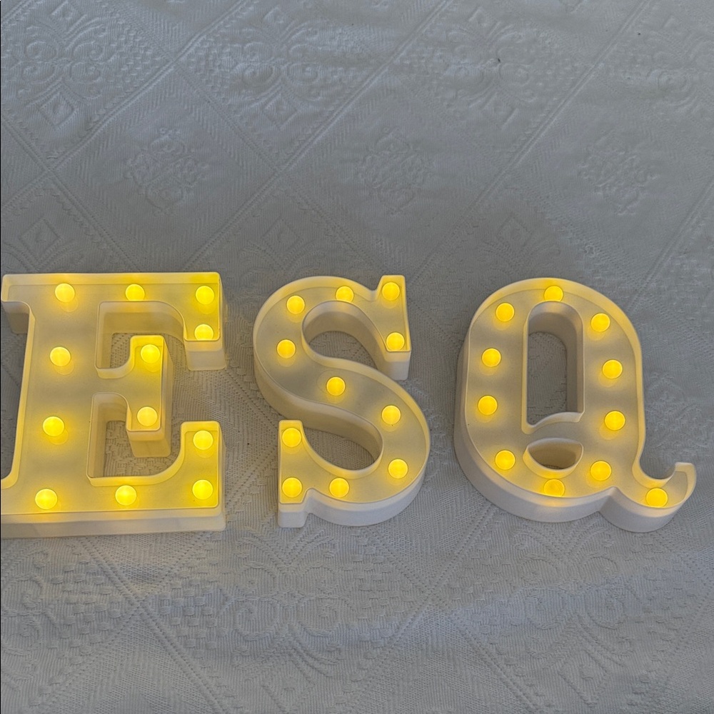 LED ESQ-LED Marquis lights 7.8" x 5.9" EUC